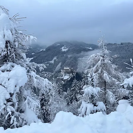 Haus Biechl Mit Blick Auf Die Burg Hohenwerfen Pfarrwerfen Exterior photo